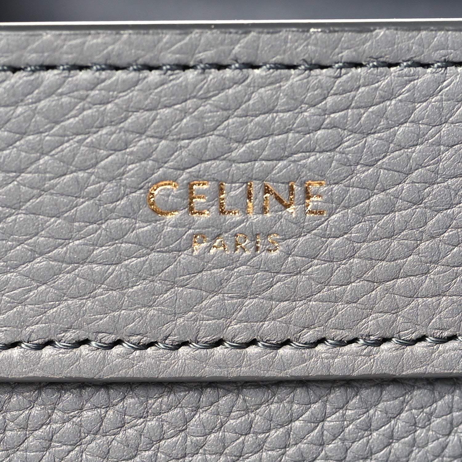 Celine Baby Drummed Calfskin Nano Luggage Kohl 6 of 11