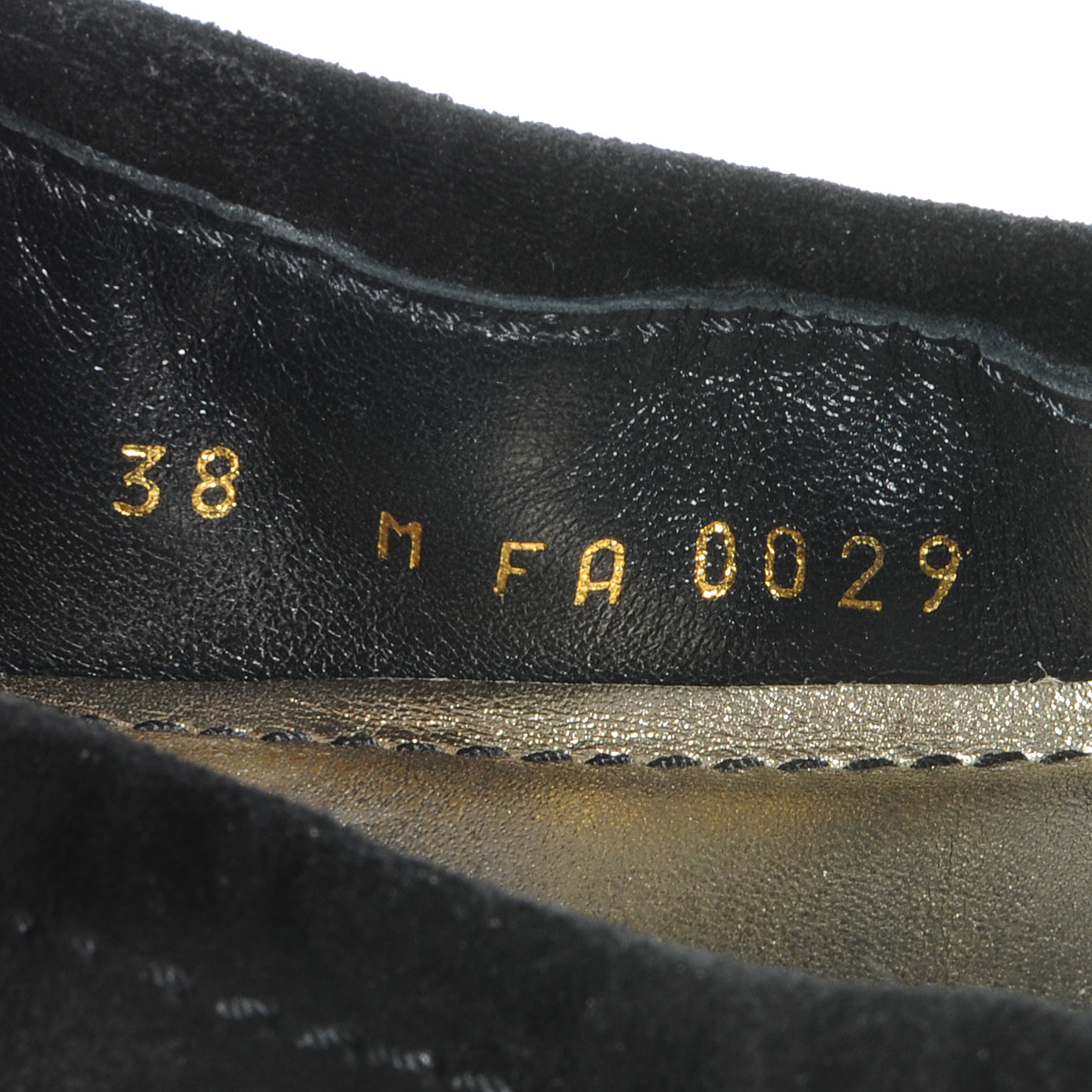 Louis Vuitton Suede Lovely Ballet Flats 38 Black 7 of 7