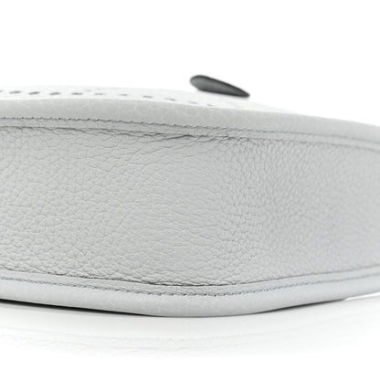 Hermes Taurillon Clemence Amazone Evelyne TPM Bleu Pale Nata 7 of 8