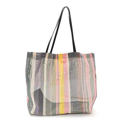 The Row Mesh Saddle Calfskin Barn Tote Bag Multicolor 1 of 10