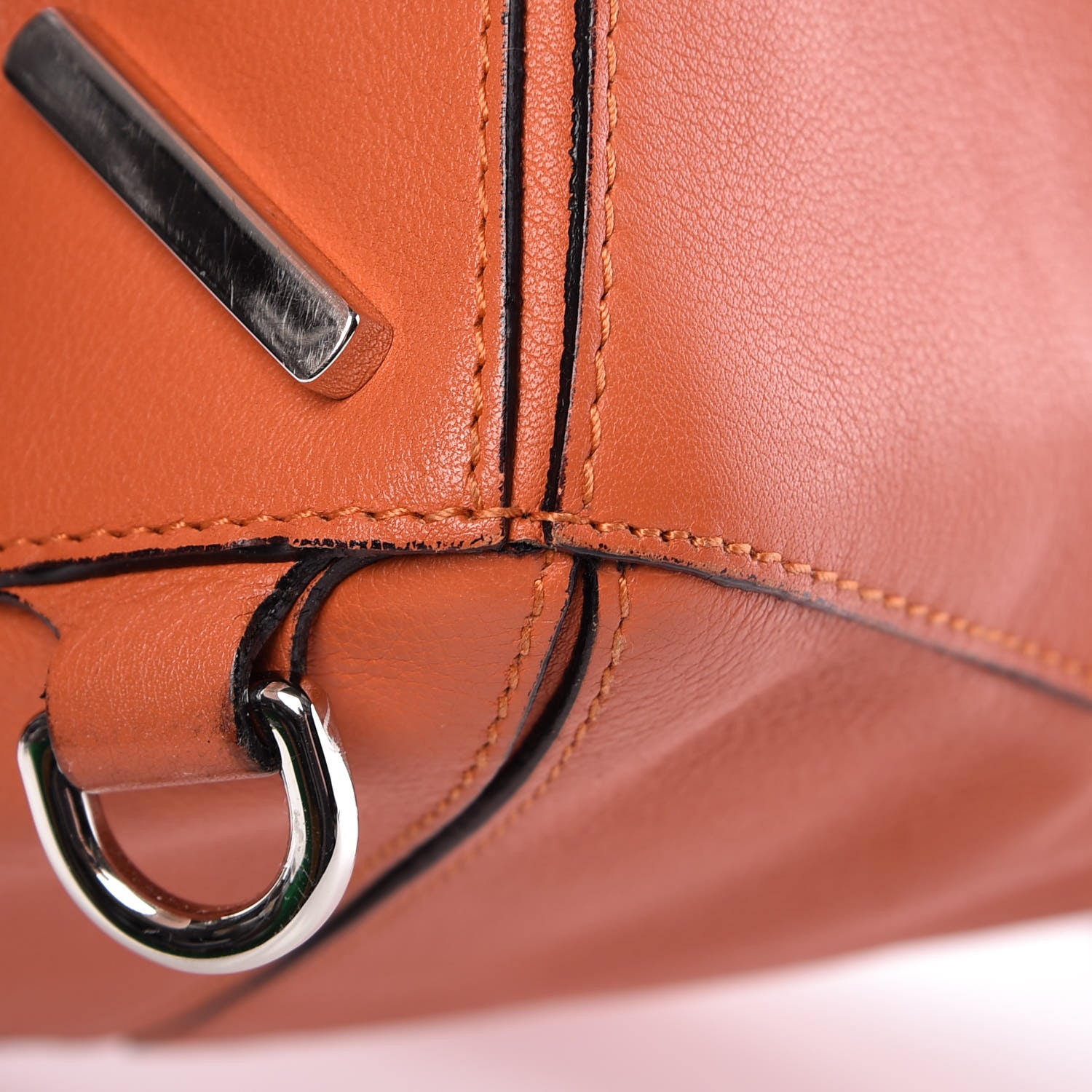 Loewe Calfskin Small Puzzle Bag Orange 14 of 16