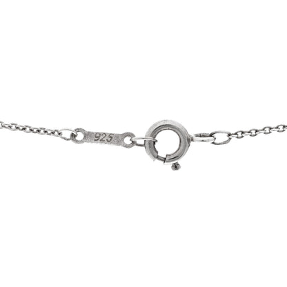 Tiffany Sterling Silver 11mm Elsa Peretti Bean Pendant Necklace 5 of 6