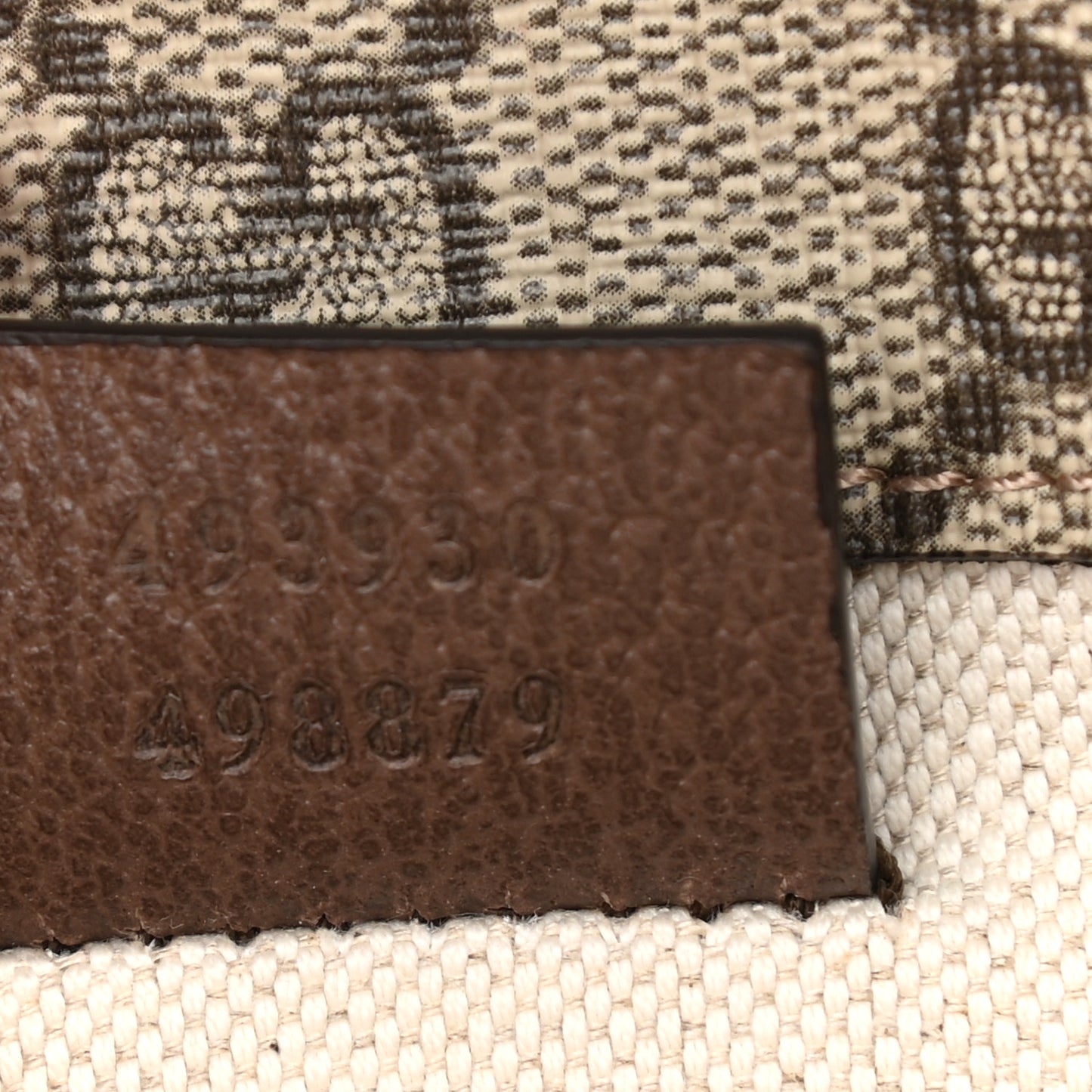 GG Supreme Monogram Neo Vintage Web Belt Bag Brown