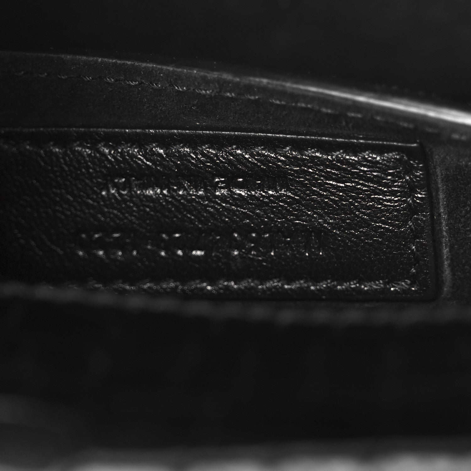 Saint Laurent Calfskin Crocodile Embossed Medium Monochrome Monogram Sunset Black 7 of 12