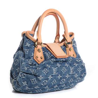 Louis Vuitton Denim Pleaty Blue 3 of 7