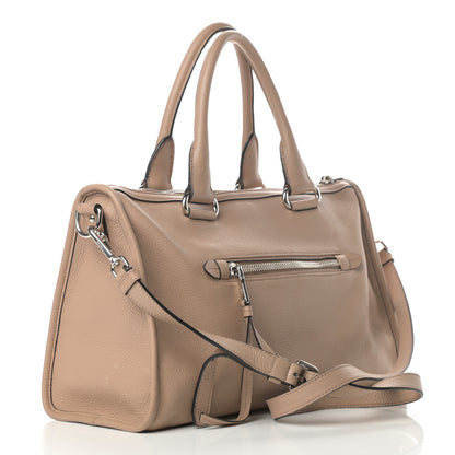 Prada Vitello Daino Shopping Satchel Cammeo 3 of 18