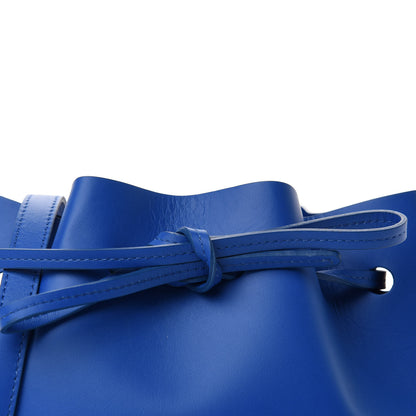 Mansur Gavriel Calfskin Mini Bucket Bag Royal 10 of 10