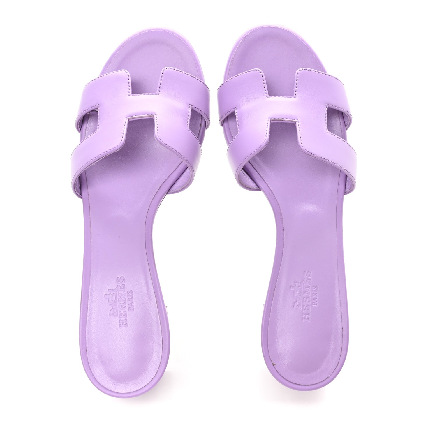 Calfskin Oasis Sandals 36.5 Violet