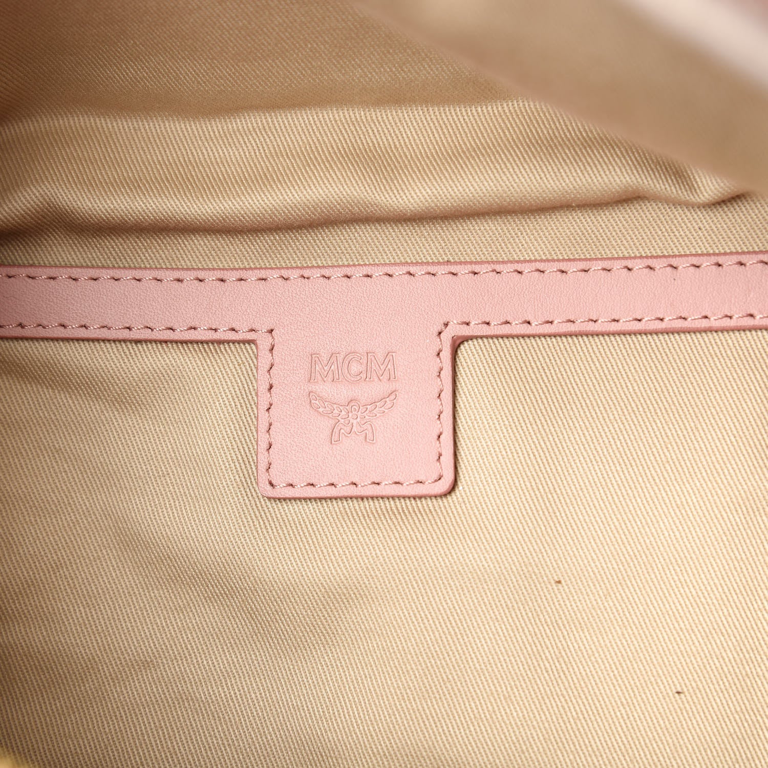 MCM Visetos Medium Fursten Belt Bag Pink 8 of 10