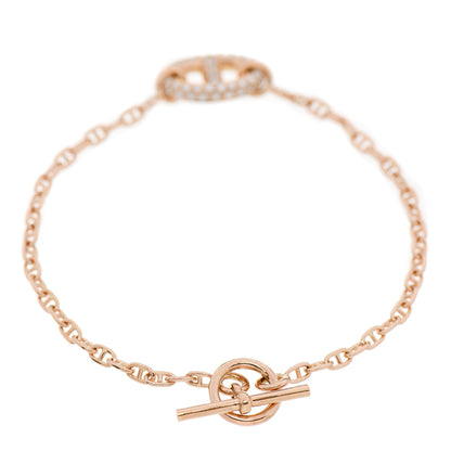 Hermes 18K Rose Gold Diamond PM Farandole Bracelet SH 2 of 4