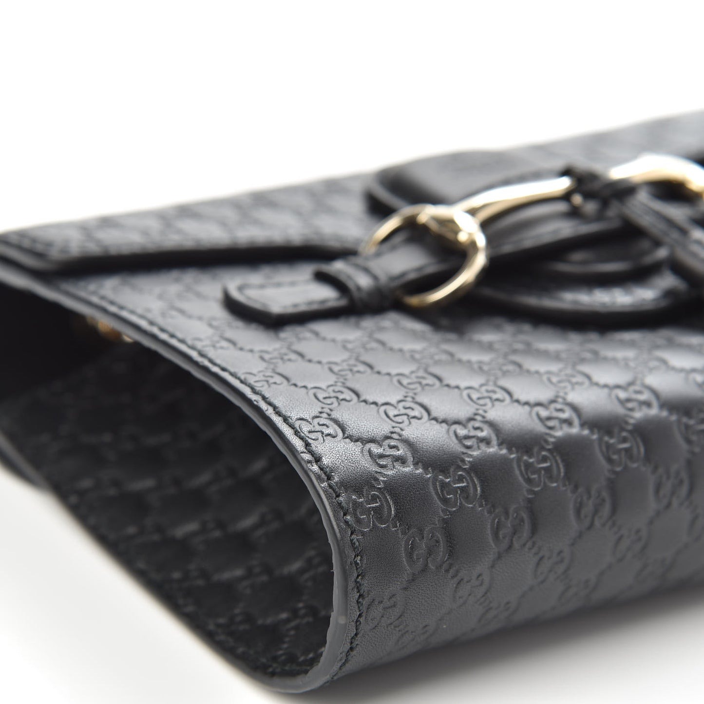 Microguccissima Mini Emily Shoulder Bag Black