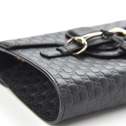 Gucci Microguccissima Mini Emily Shoulder Bag Black 8 of 10