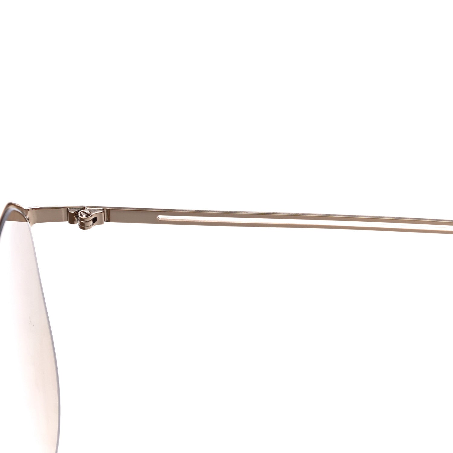 Fendi Metal Aviator Sunglasses FFM0071/S Gold 5 of 7