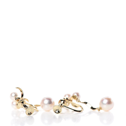Mikimoto 14K Yellow Gold Akoya Pearl 4.5-7.5mm Drop Screw-Back Earrings 3 of 4