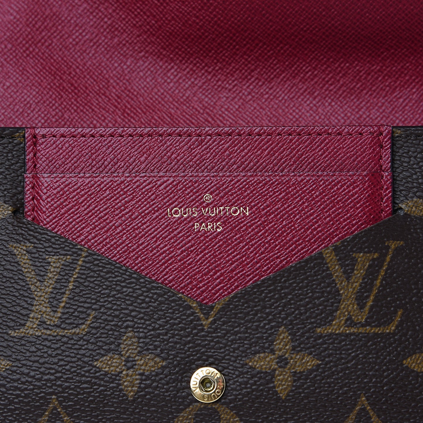 Monogram Jeanne Wallet Fuchsia