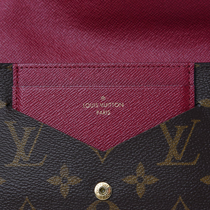 Louis Vuitton Monogram Jeanne Wallet Fuchsia 5 of 7