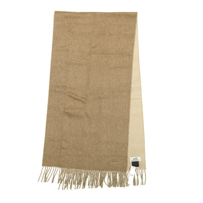 Hermes Cashmere Recto Verso Muffler Camel Beige 2 of 4