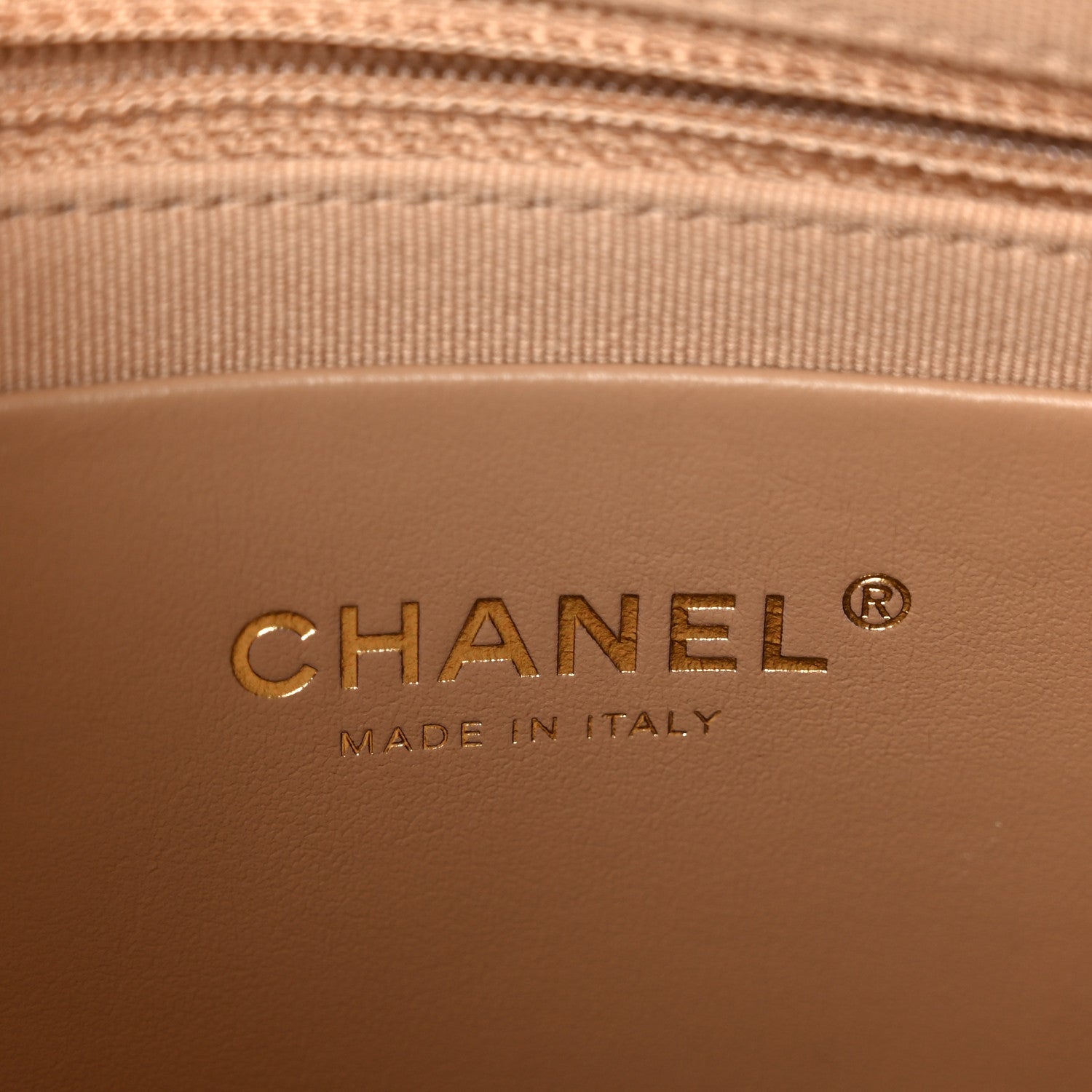 Chanel Shiny Crumpled Lambskin Quilted Trendy Chain Around Hobo Dark Beige 6 of 10