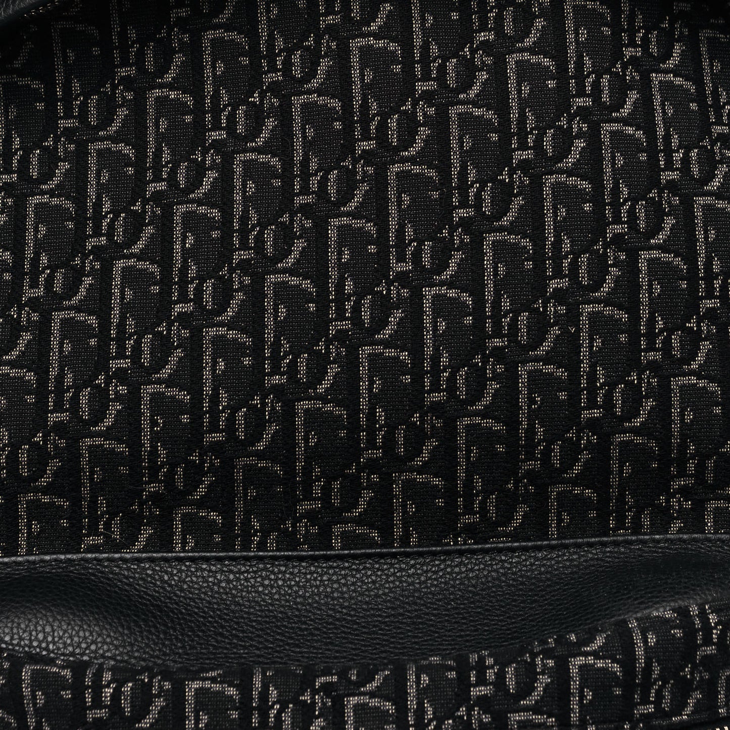Oblique Calfskin Rider Backpack Black