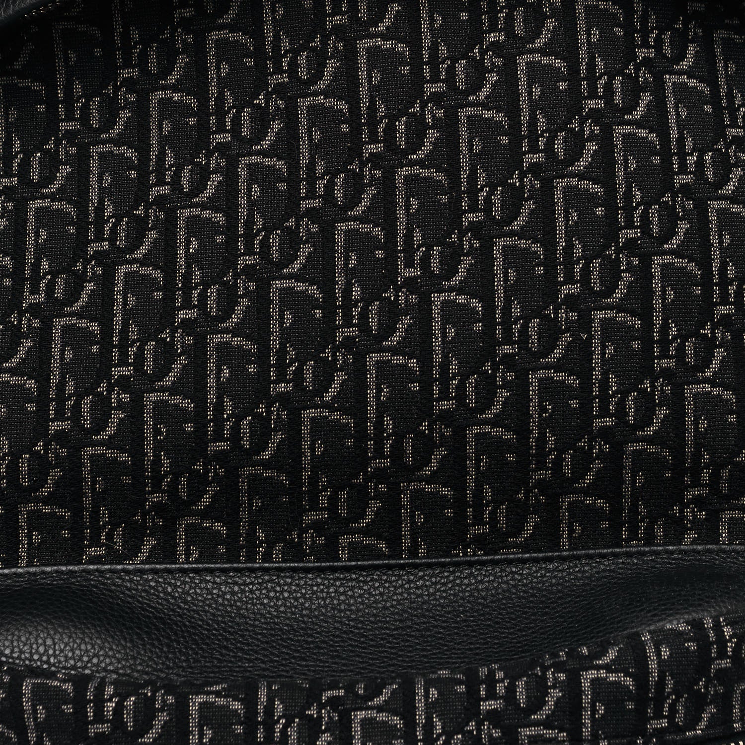 Christian Dior Oblique Calfskin Rider Backpack Black 5 of 9