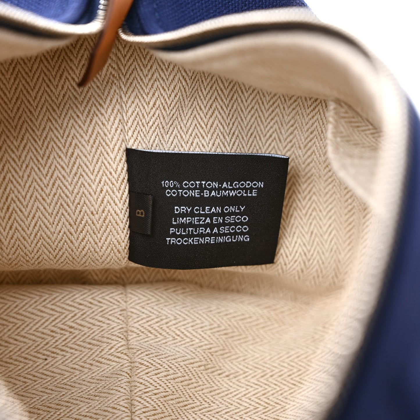 Canvas Small Bride-A-Brac Pouch Marine