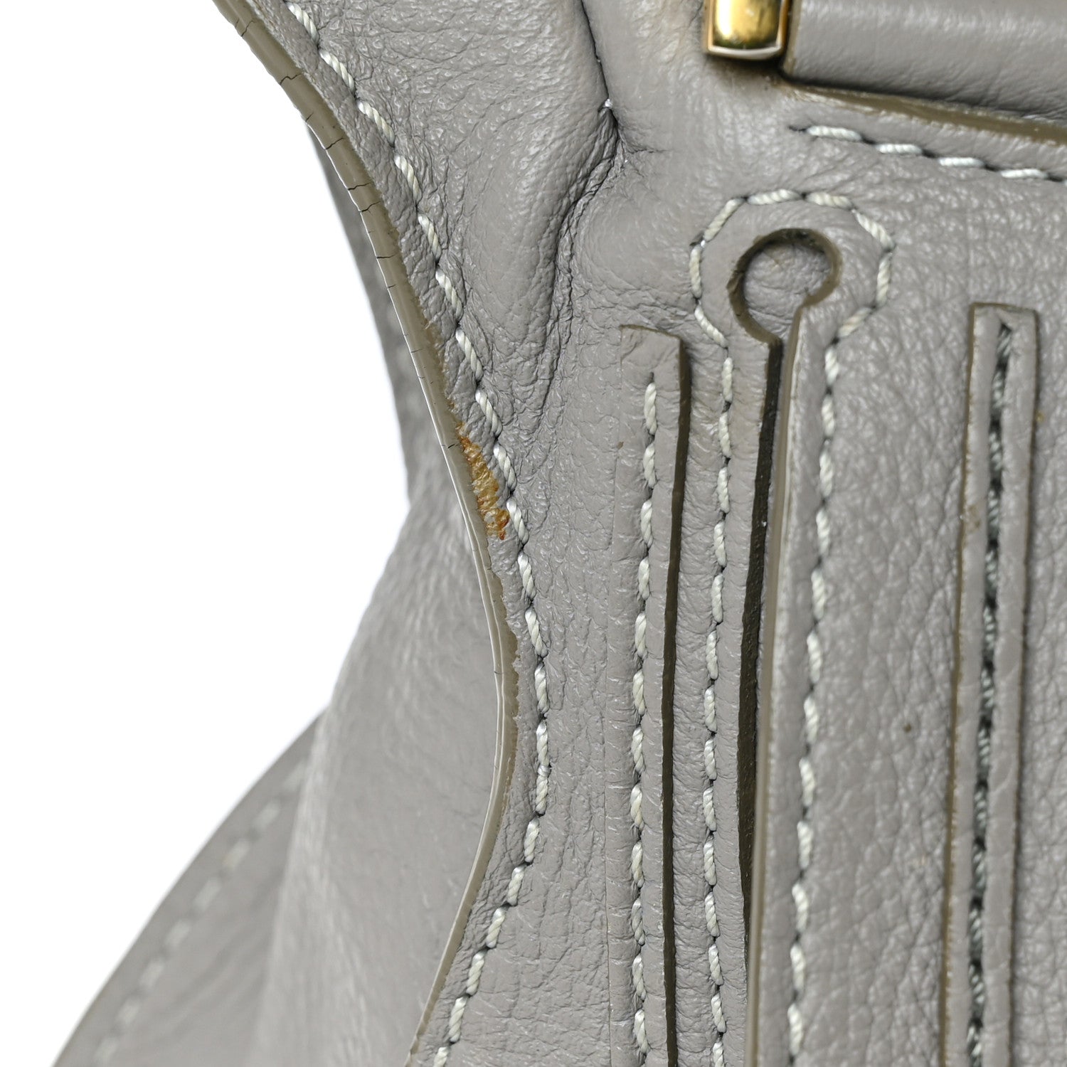 Chloe Calfskin Medium Marcie Satchel Cashmere Grey 9 of 11
