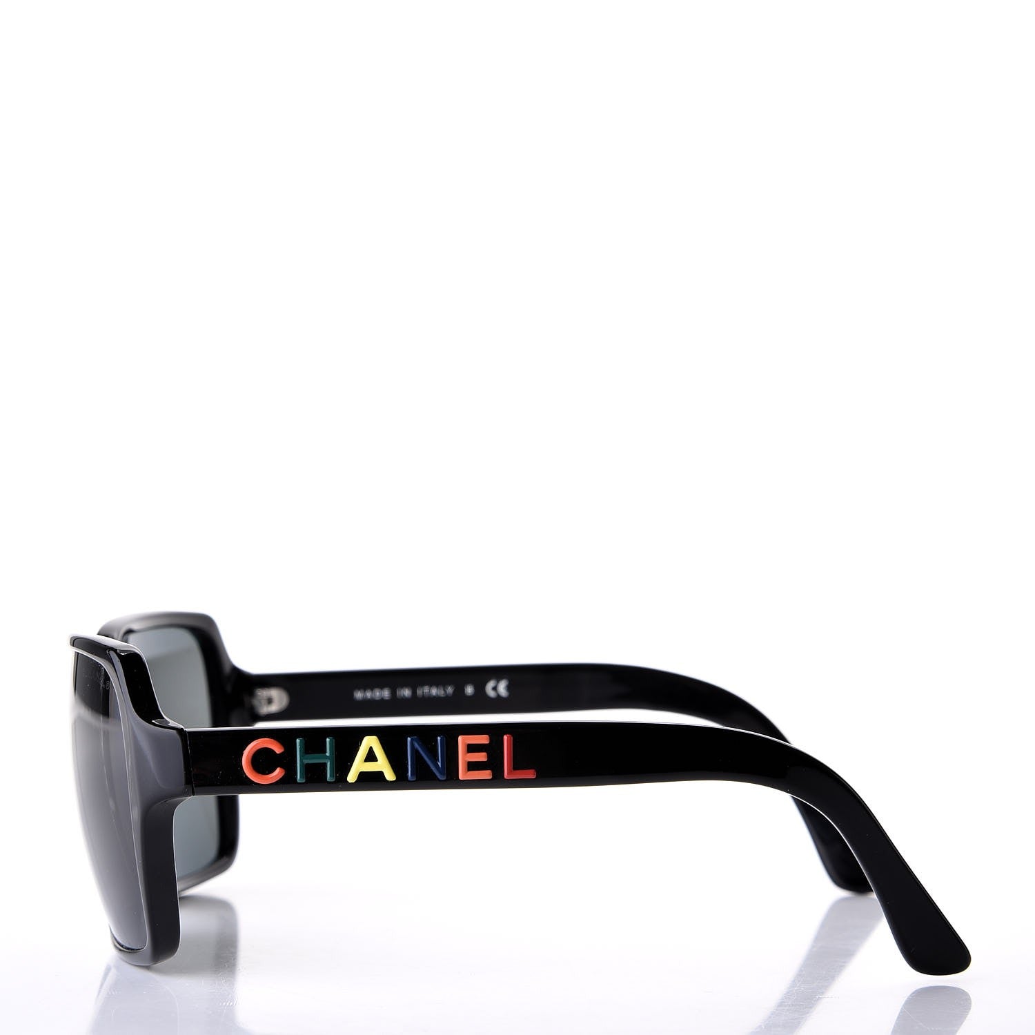 Chanel Acetate Logo Sunglasses 5139 Black Multicolor 3 of 8
