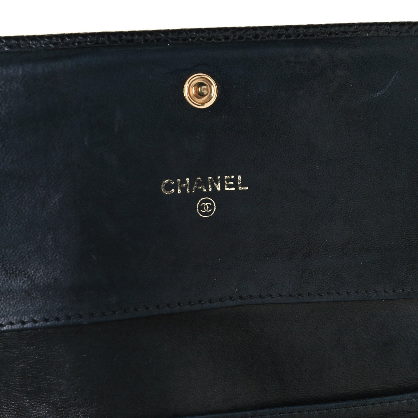 Caviar Timeless CC Compact Wallet Black