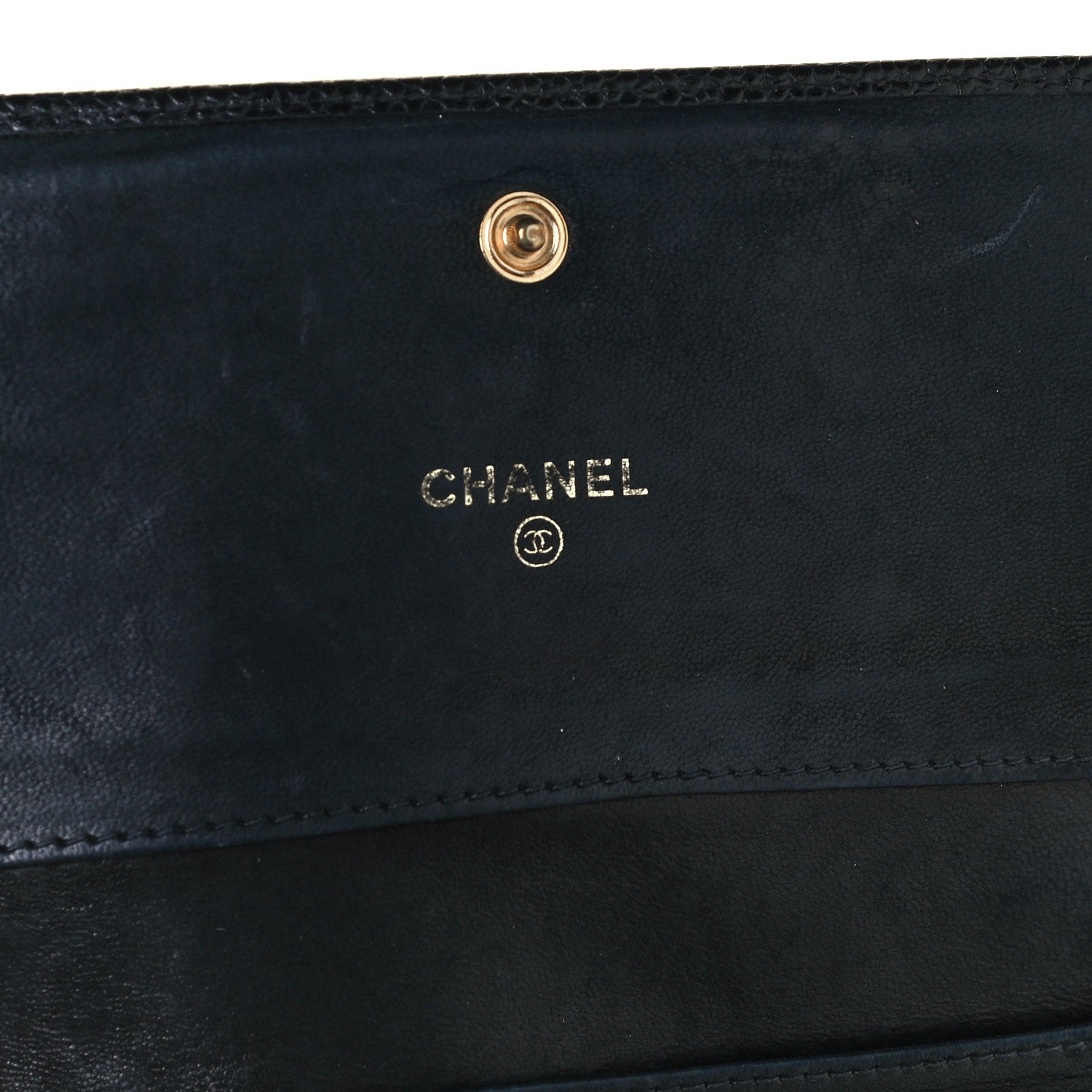 Chanel Caviar Timeless CC Compact Wallet Black 6 of 13