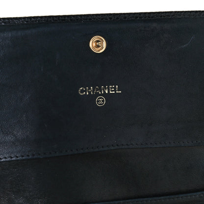 Chanel Caviar Timeless CC Compact Wallet Black 6 of 13