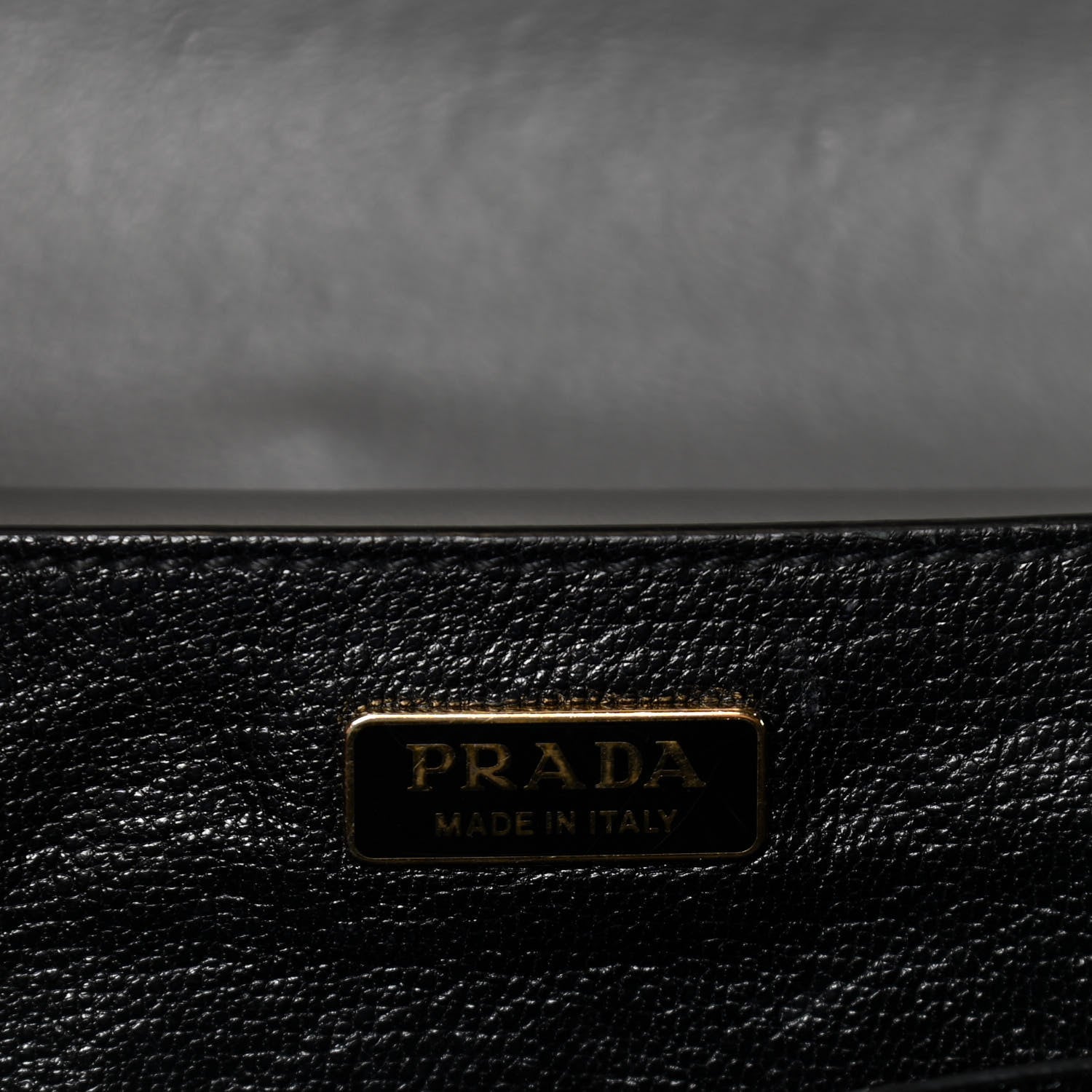 Prada City Calfskin Saffiano Cahier Bag Mercurio Black 6 of 10