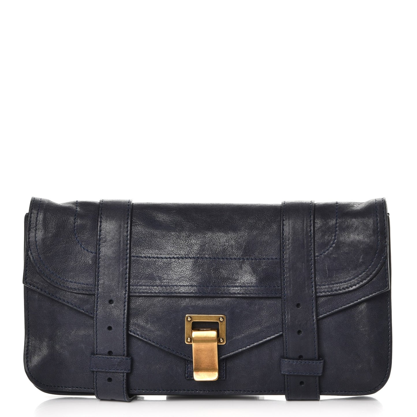 Lambskin PS1 Pochette Clutch Midnight