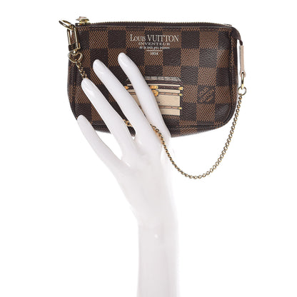 Louis Vuitton Damier Ebene Trunks and Locks Mini Pochette Accessories 2 of 7