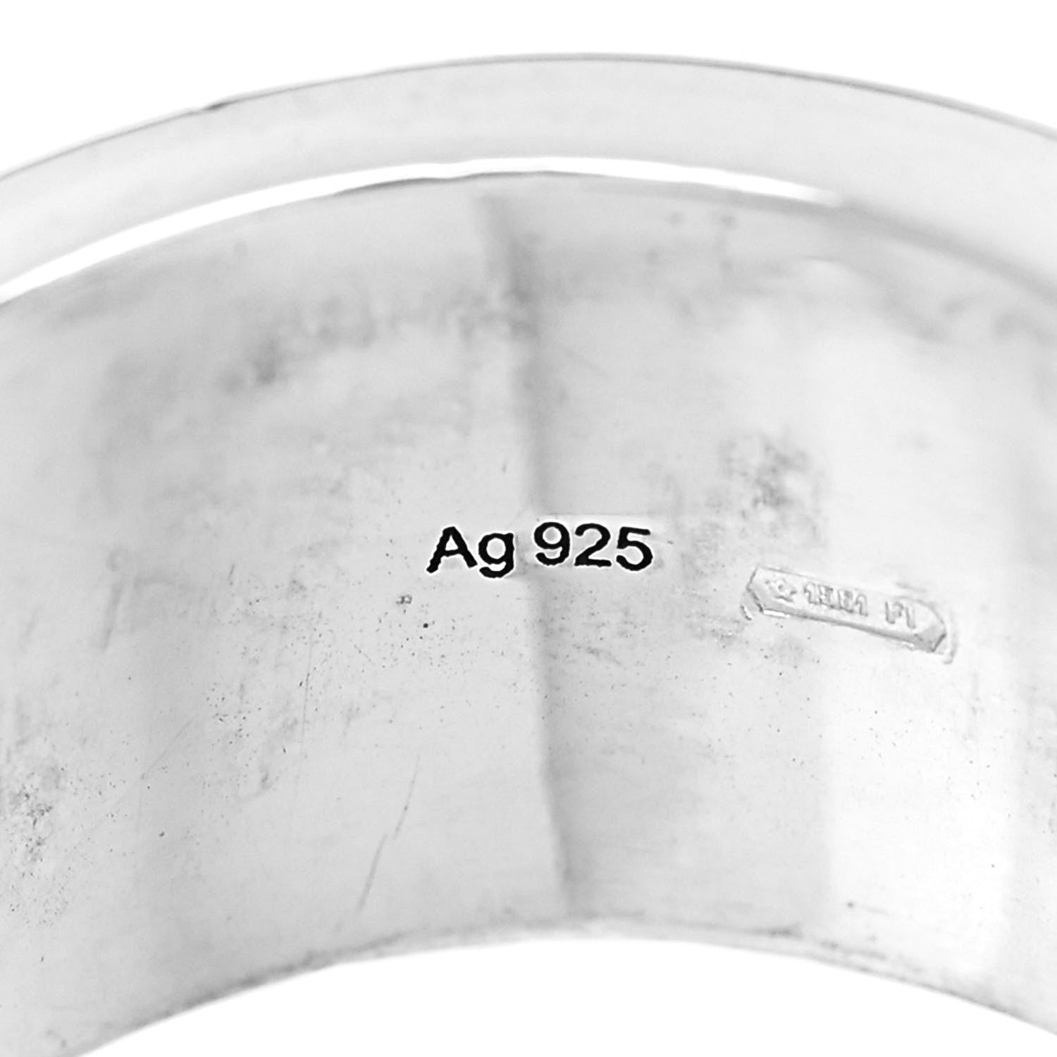 Gucci Sterling Silver GucciGhost Ghost Ring 58 8.25 5 of 5