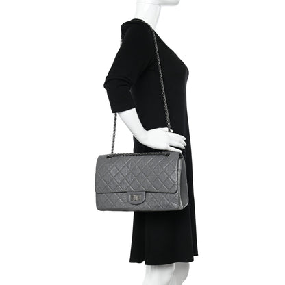 Chanel Aged Calfskin Quilted 2.55 Reissue 227 Flap Grey 2 of 13