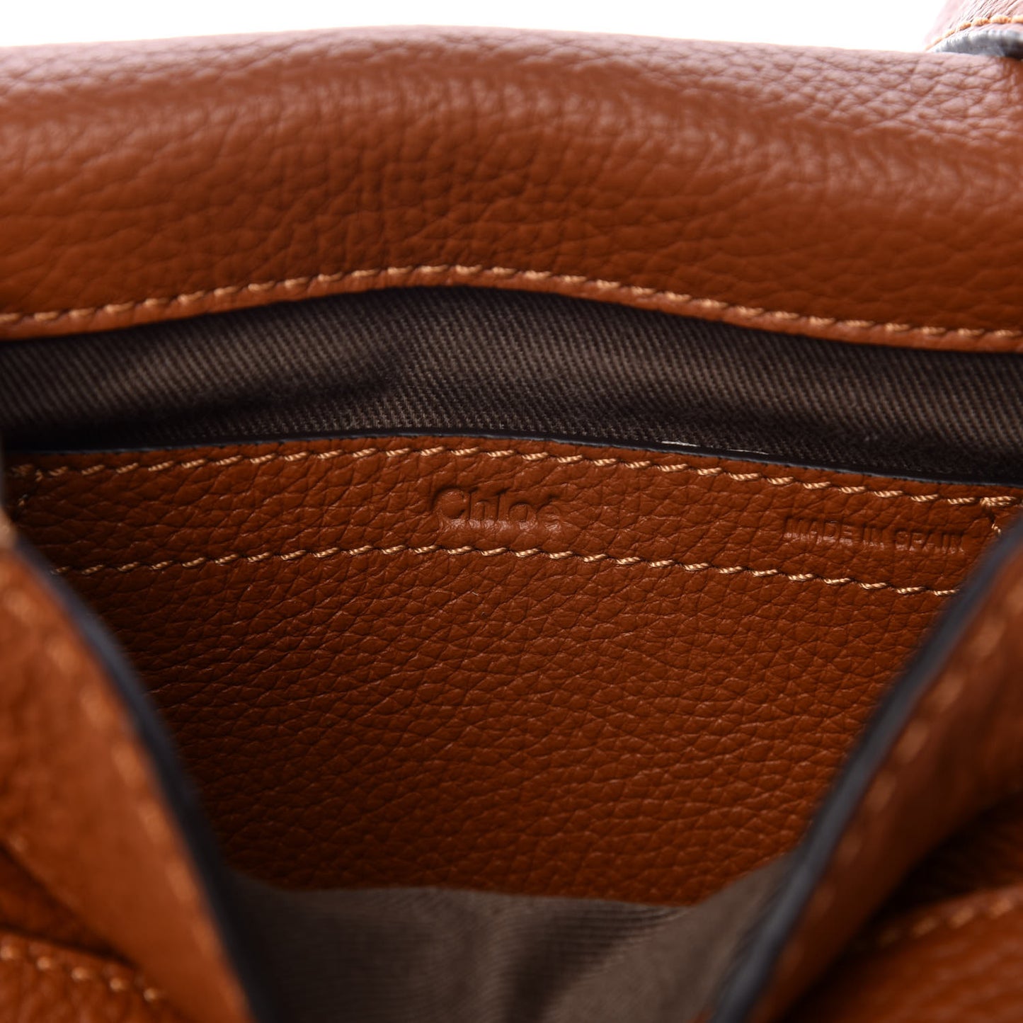 Calfskin Mini Marcie Round Crossbody Bag Tan