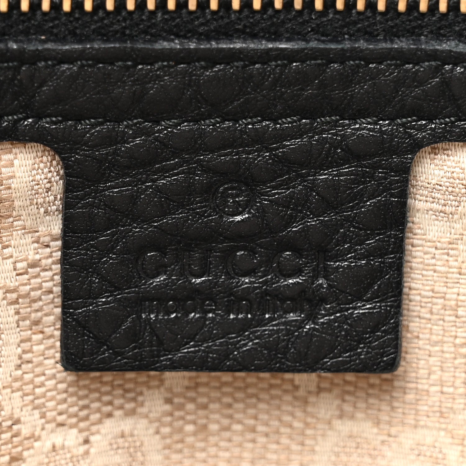 Gucci Pebbled Calfskin Medium Diana Bamboo Shoulder Bag Black 6 of 11