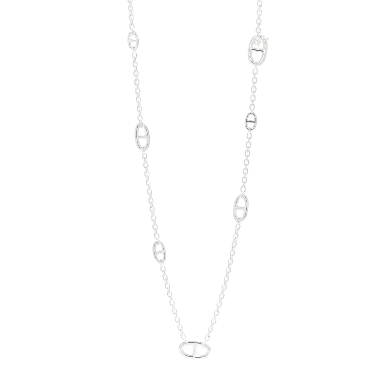 Hermes Sterling Silver Farandole Necklace 80 1 of 6