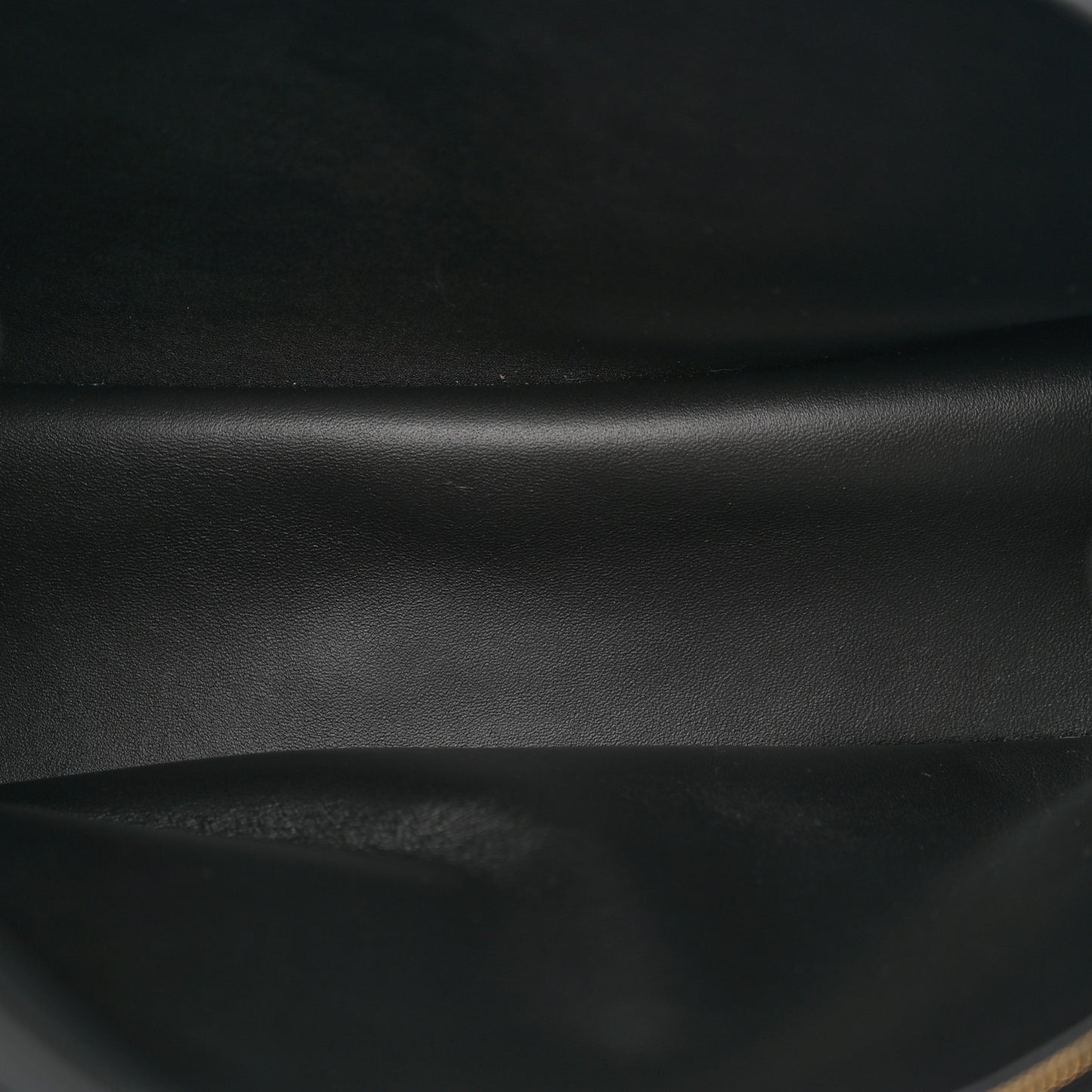 Natural Smooth Calfskin Medium Rodeo Top Handle Handbag Black