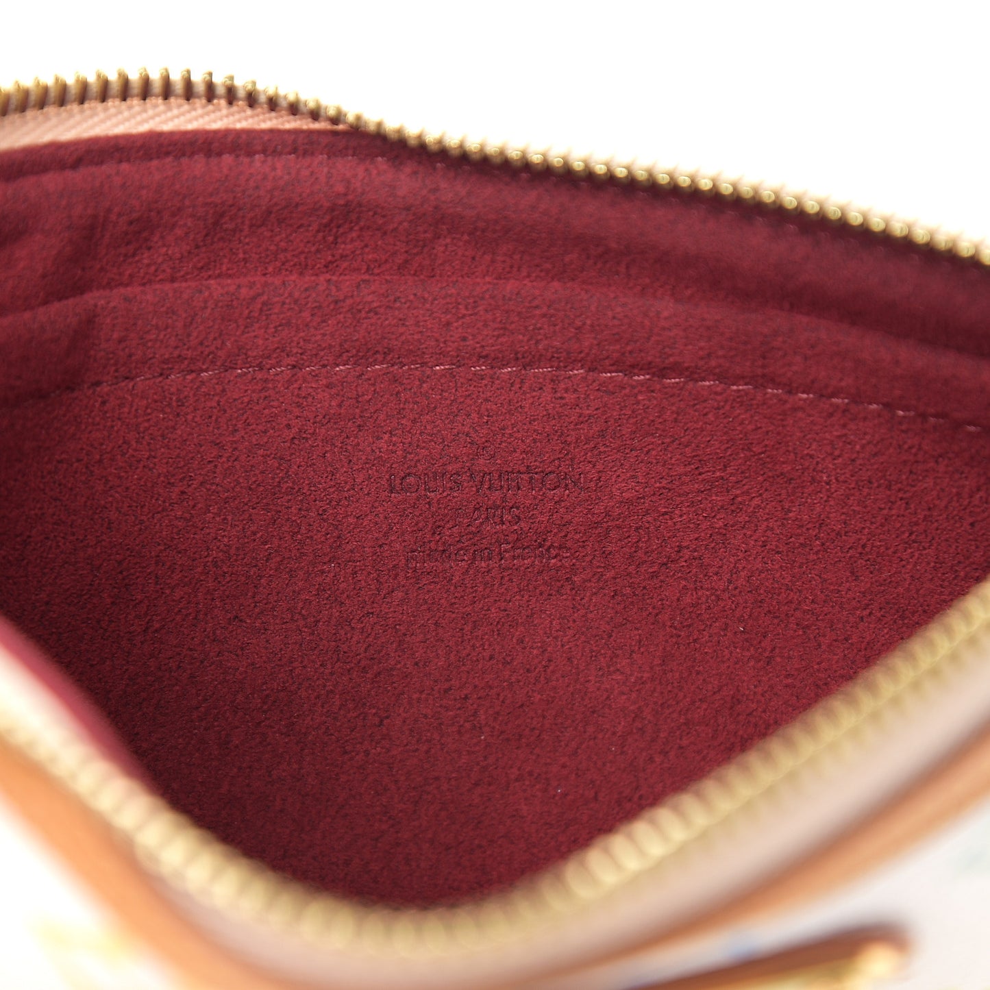 Monogram Multicolor Pochette Milla MM White
