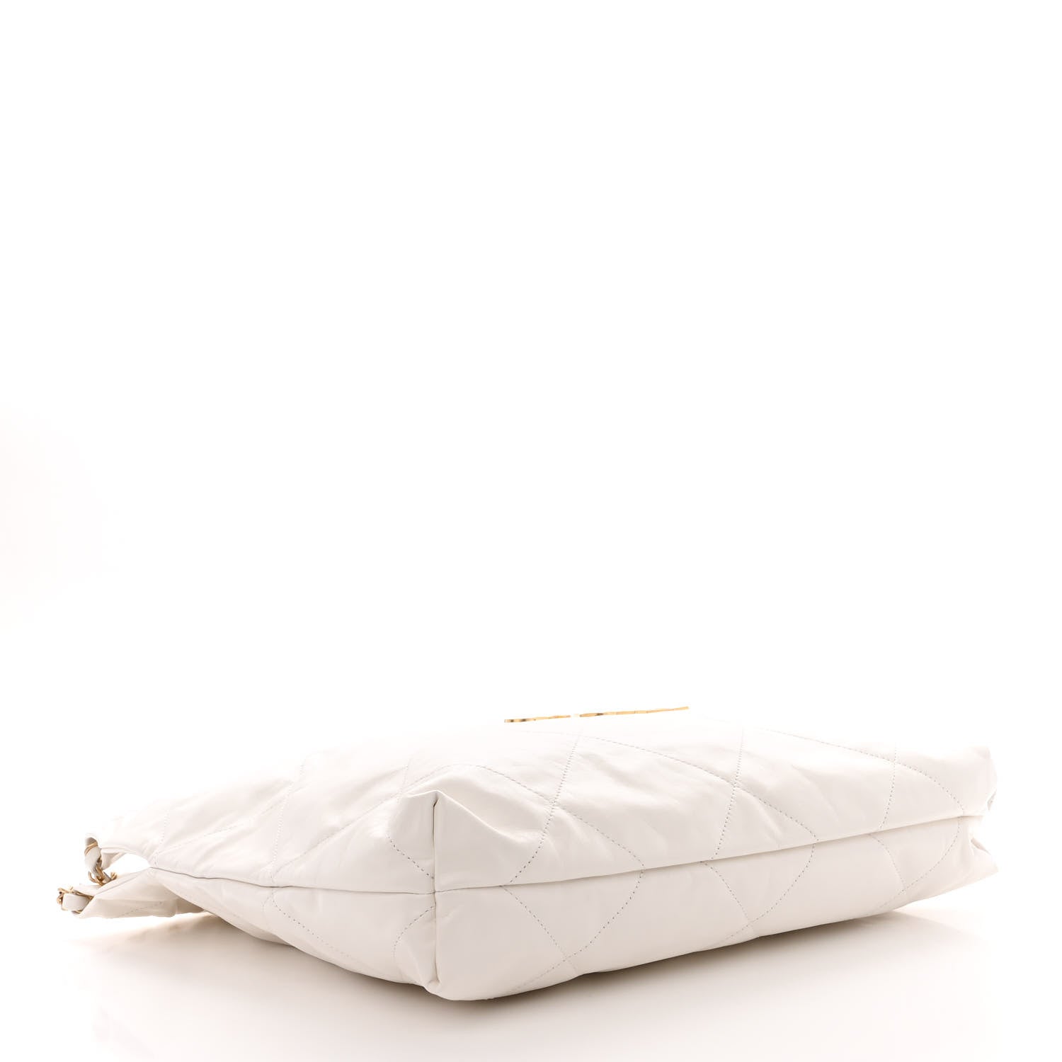 Chanel Shiny Calfskin Quilted Chanel 22 White 5 of 12