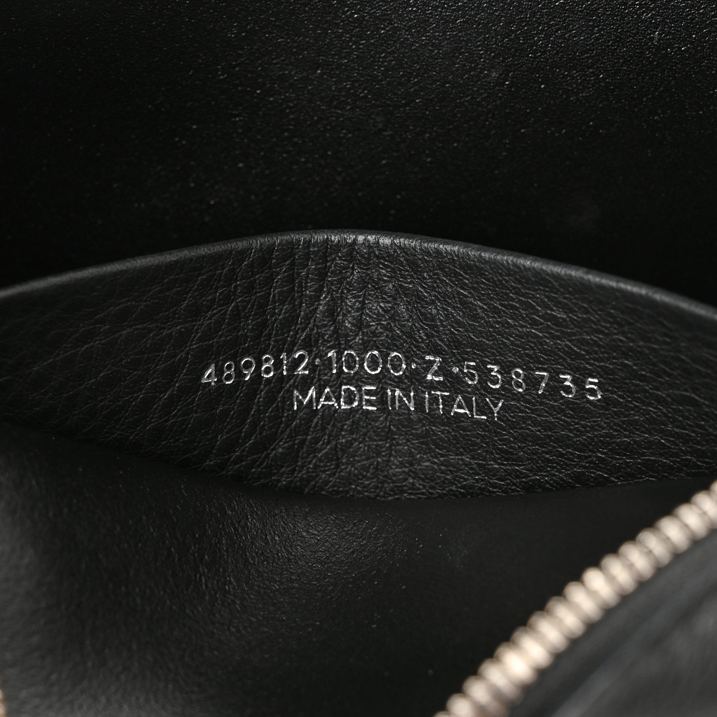Calfskin Logo XS Everyday Camera Bag Black