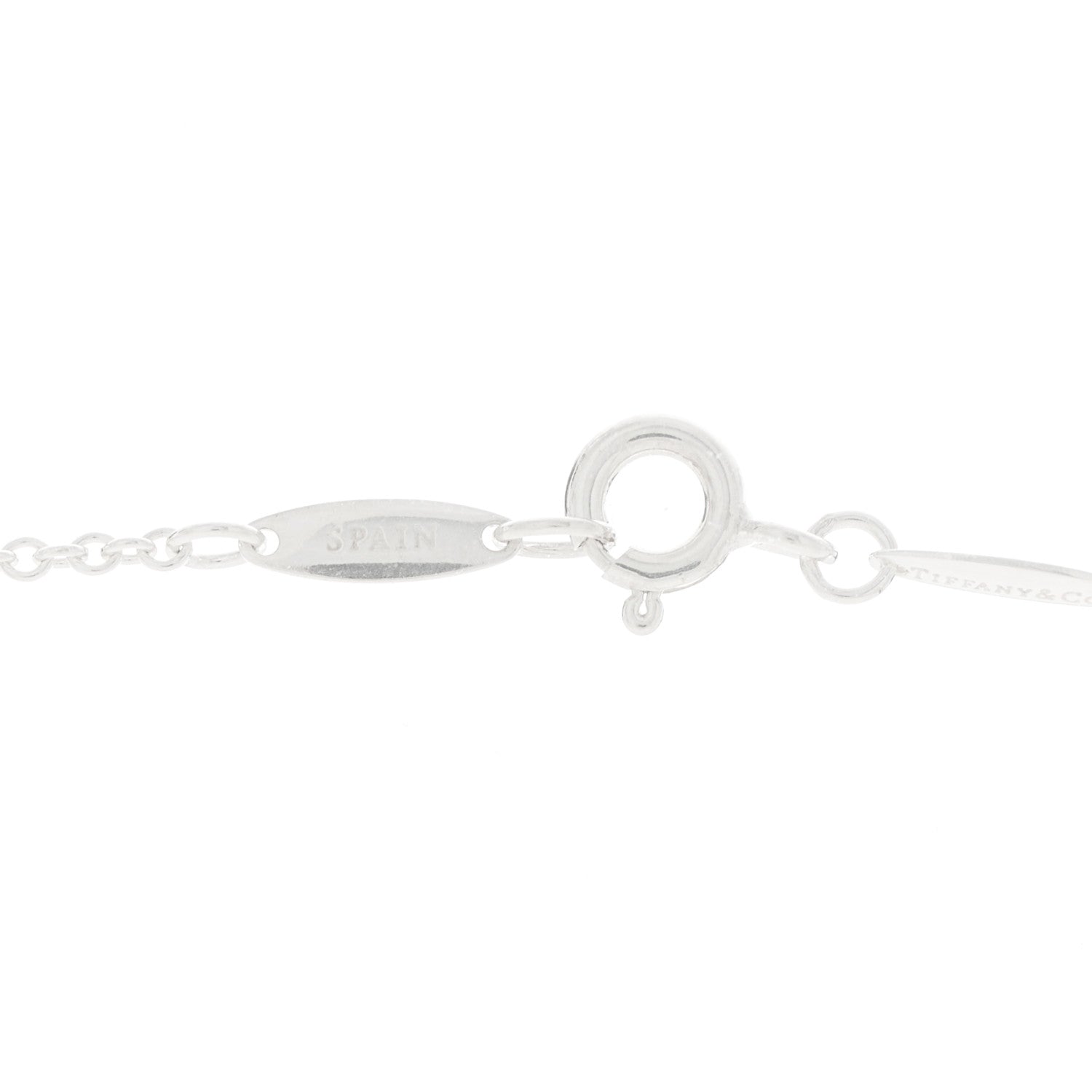 Tiffany Sterling Silver Pearl Drop Pendant Necklace 4 of 8
