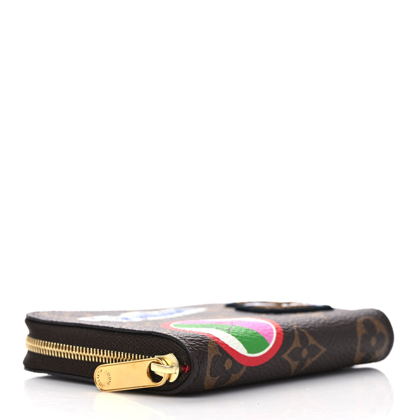 Monogram Travel Stickers Zippy Coin Purse