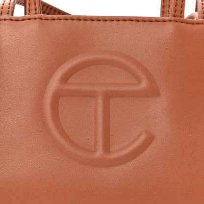 Telfar Vegan Leather Small Shopping Bag Tan 8 of 10