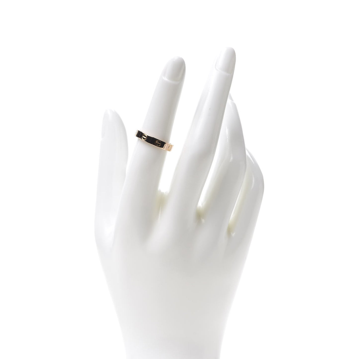 18K Pink Gold 3.5mm LOVE Wedding Band Ring 52 6