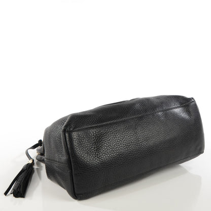 Gucci Pebbled Calfskin Medium Soho Chain Shoulder Bag Black 4 of 8