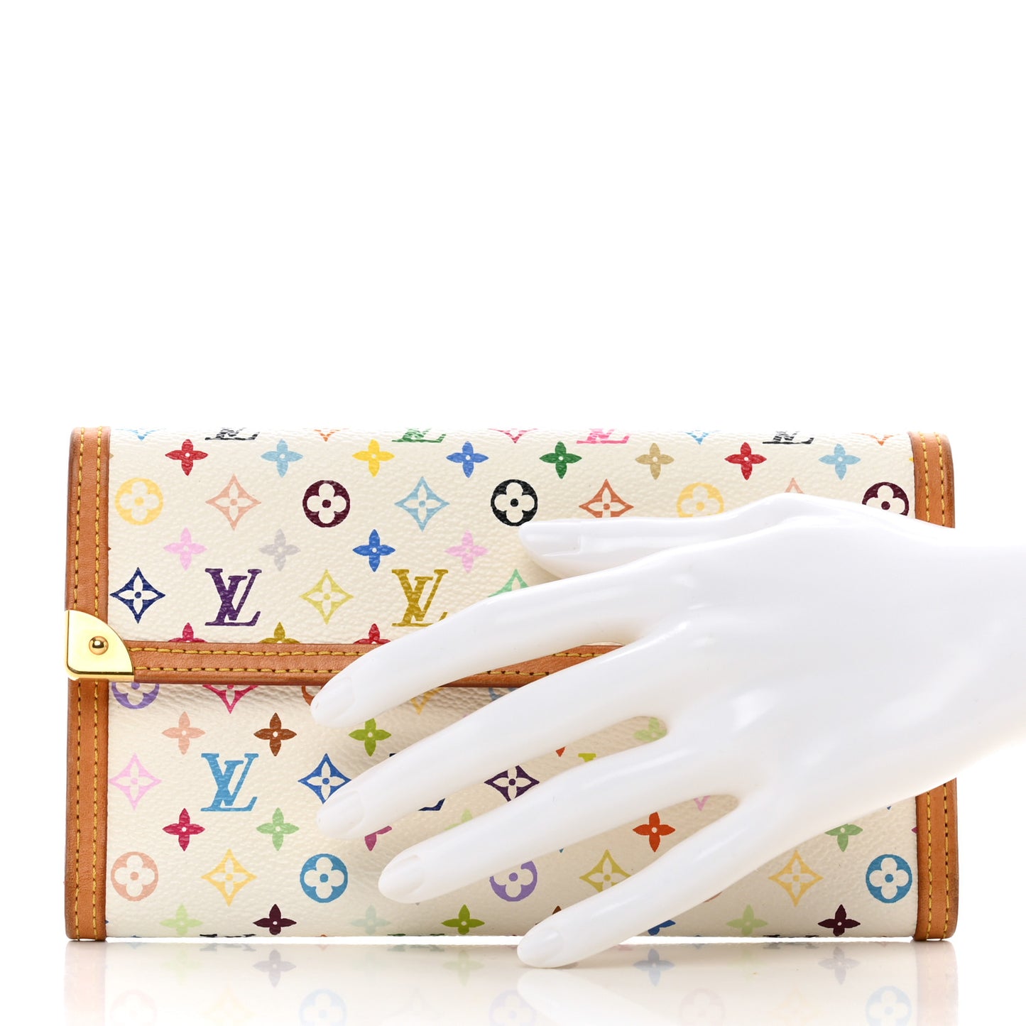 Monogram Multicolor Porte Tresor International Wallet White