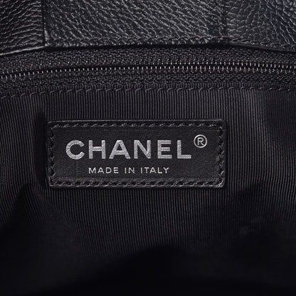 Chanel Calfskin Cerf Executive Shopper Tote Black 7 of 8