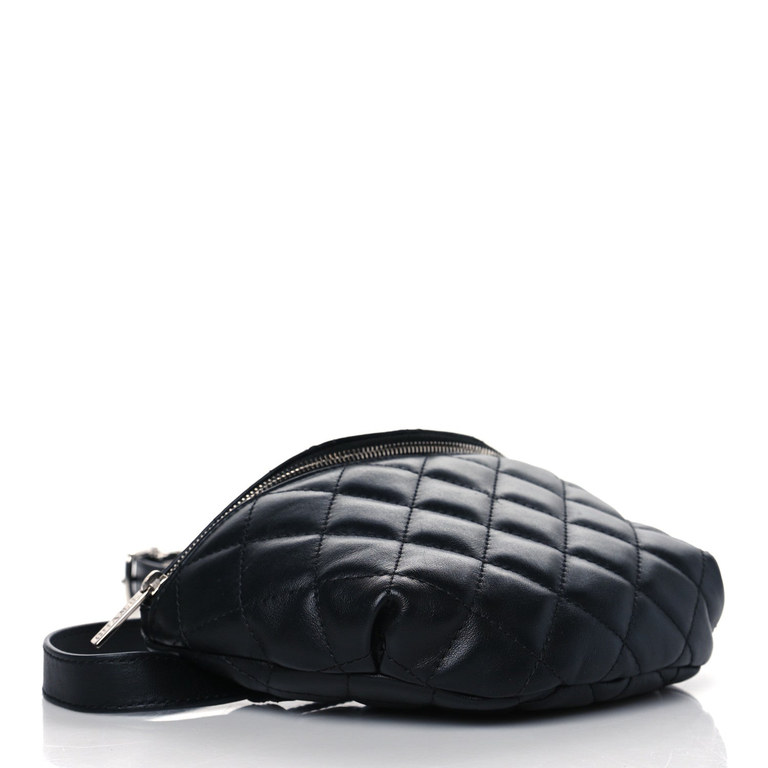 Chanel Calfskin Quilted Waist Belt Bag Black 4 of 10